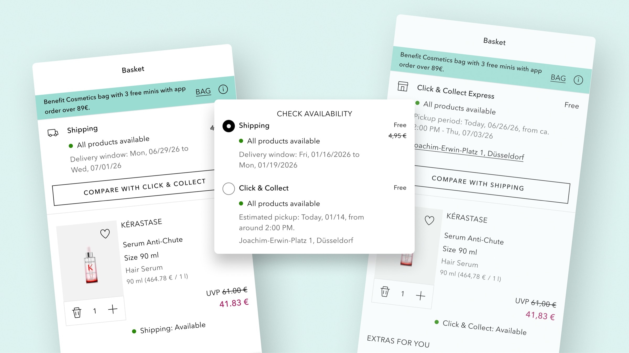 Cart Modes: Making Fulfillment Choice Explicit